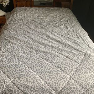 Cheetah print and aqua PINK bedding set (queen)